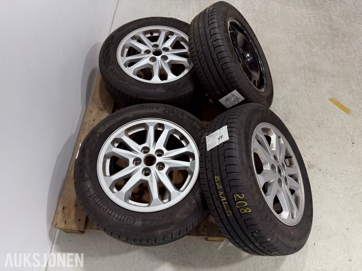 3 STK ford felger 1 STK Alu felg 5x108