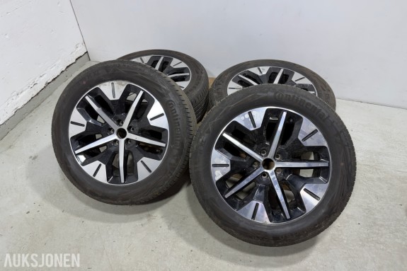 2024 4 STK Originale Ford Explorer aluminiumsfelger 19 med Continental EcoContact 6 dekk