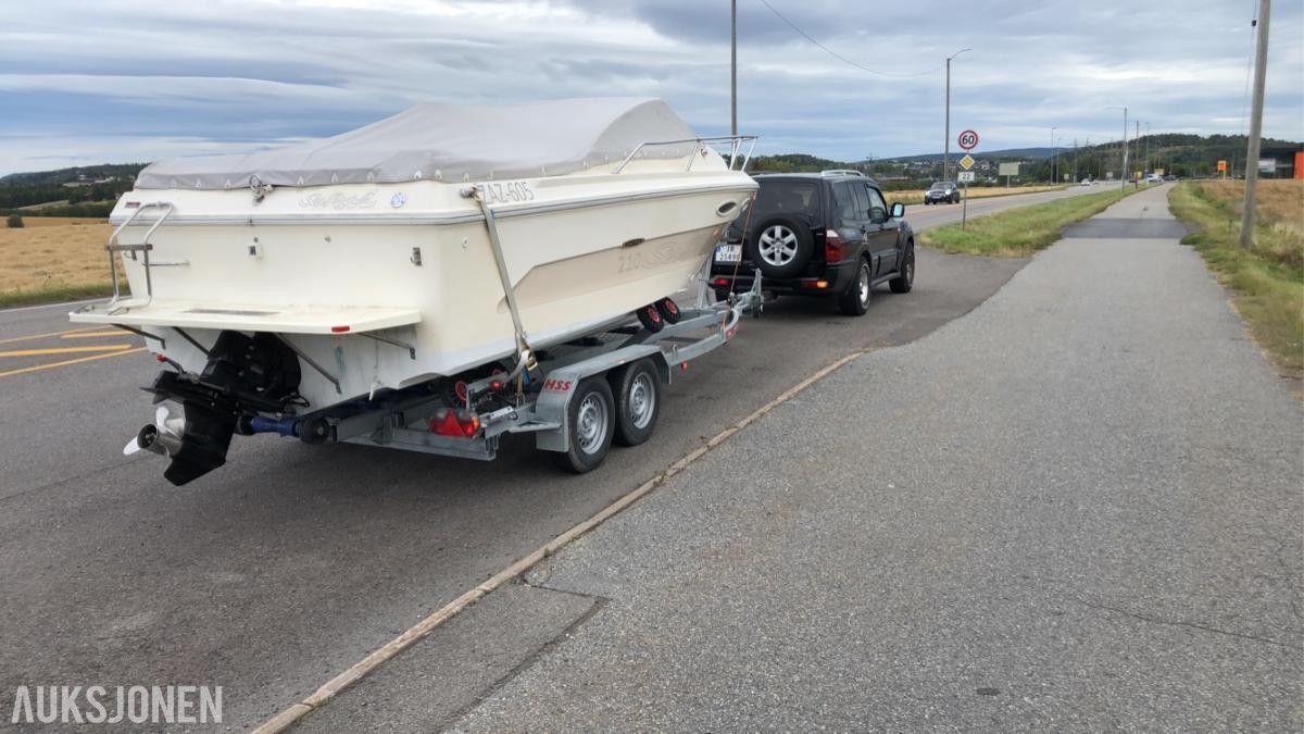 1987 Sea Ray Daycruiser med henger