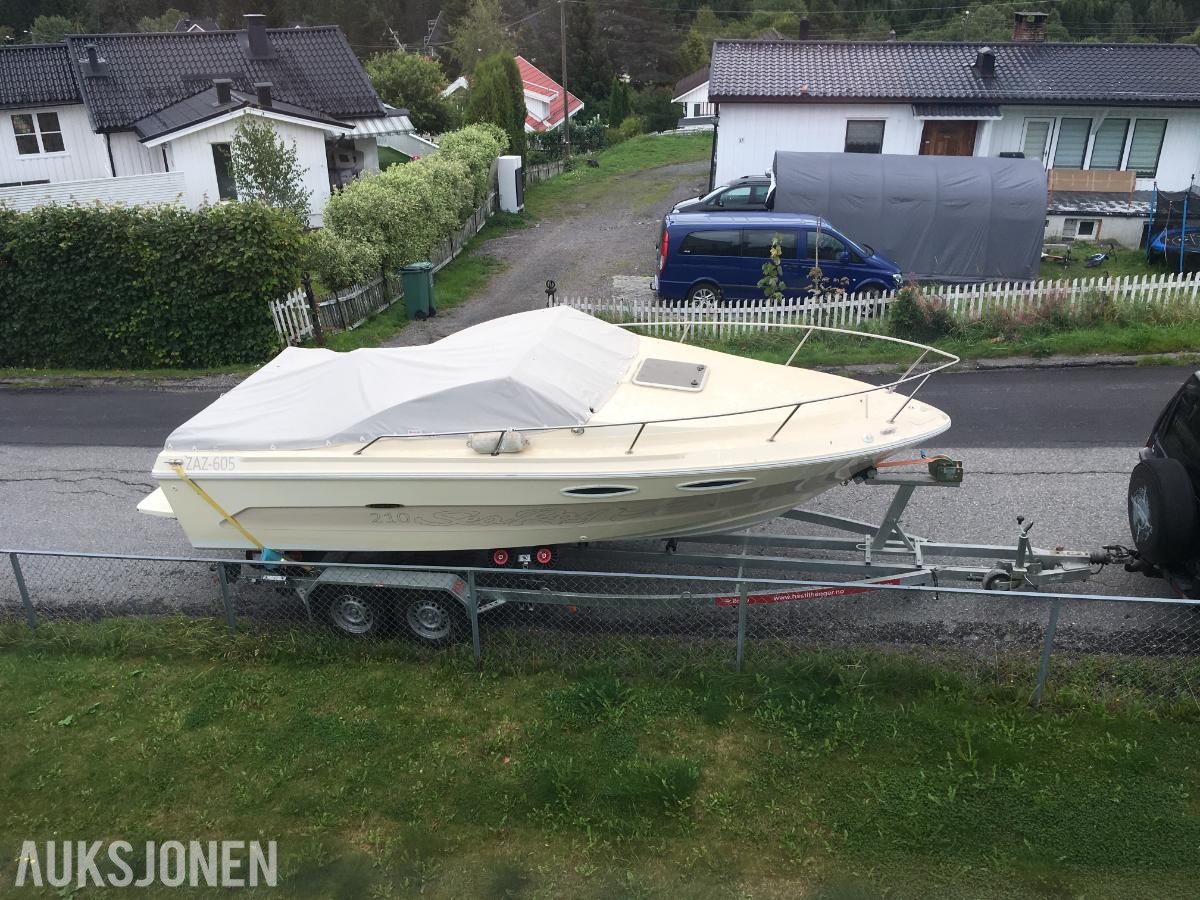 1987 Sea Ray Daycruiser med henger