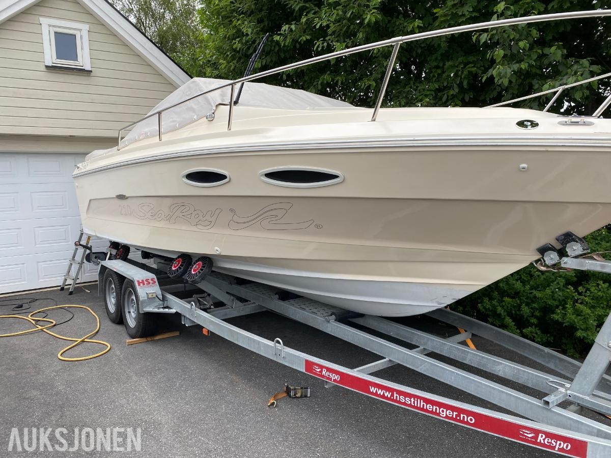 1987 Sea Ray Daycruiser med henger