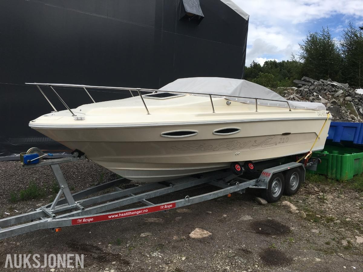 1987 Sea Ray Daycruiser med henger