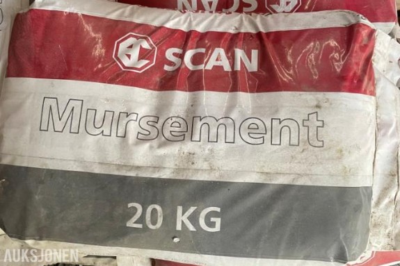 10 stk. SCAN Mursement 20 kg sekker