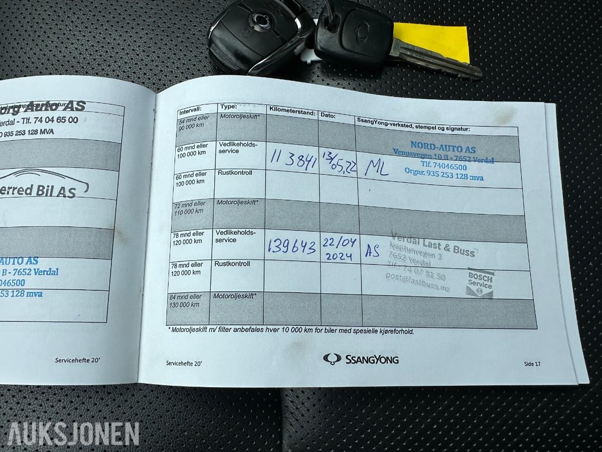 2013 Ssangyong Korando 2.0-148 D 4WD / 163000km