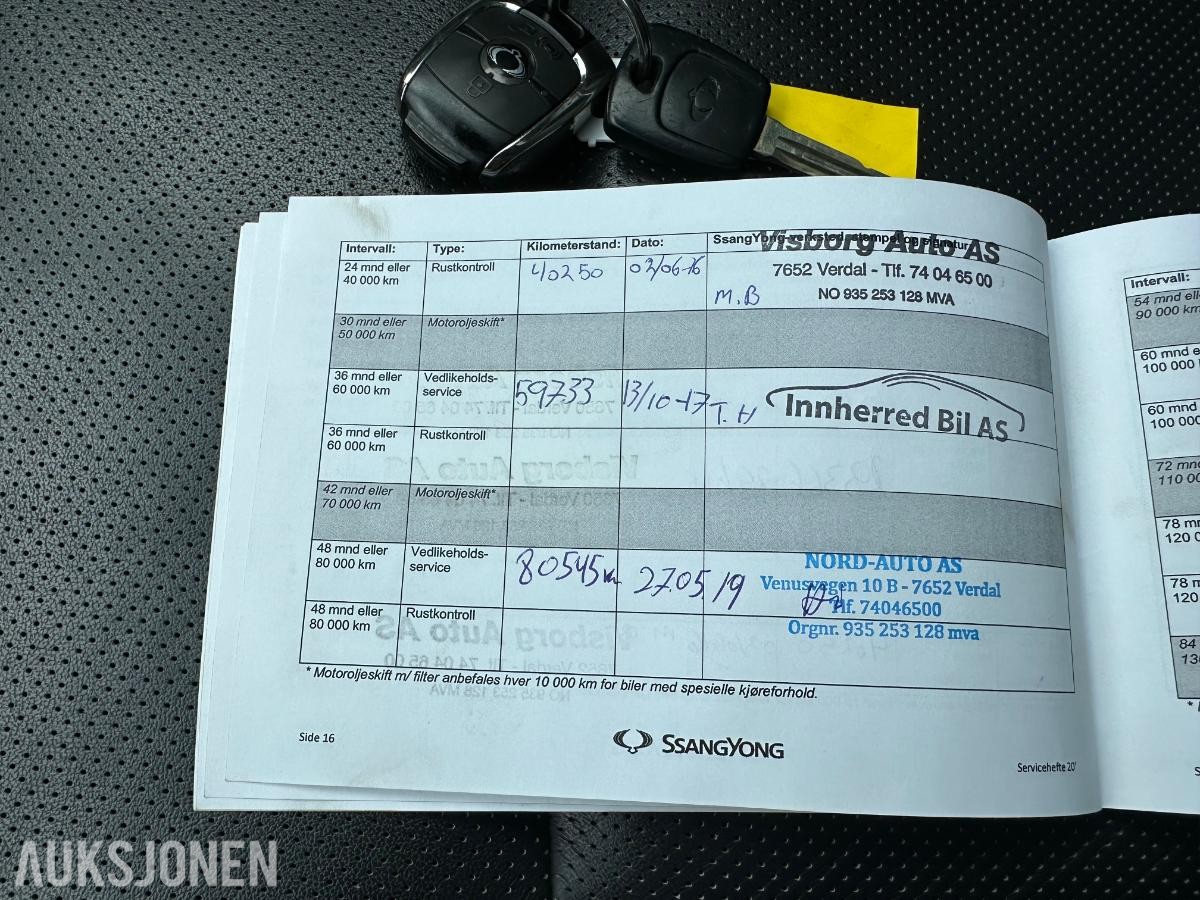 2013 Ssangyong Korando 2.0-148 D 4WD / 163000km