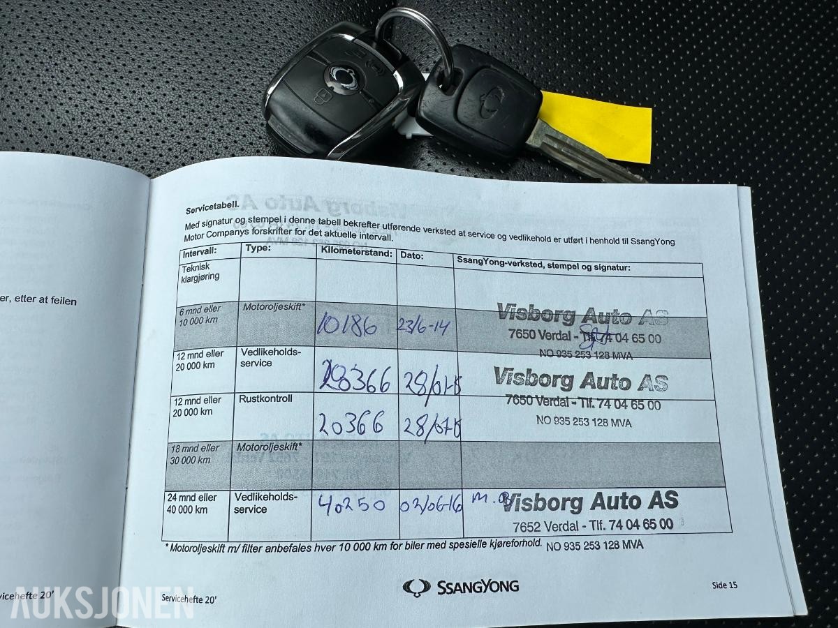 2013 Ssangyong Korando 2.0-148 D 4WD / 163000km
