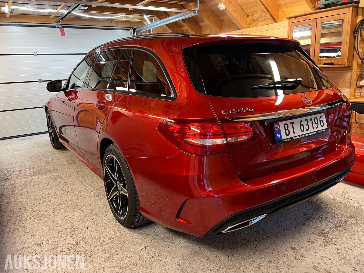 2017 Mercedes-Benz C220d T 4MATIC AMG, Automat, Adaptiv cruisekontroll, Ryggekamera