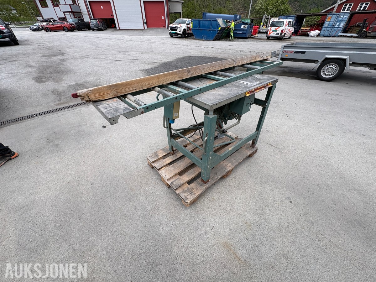 1999 Erner 1603X Bordsag med rullebord