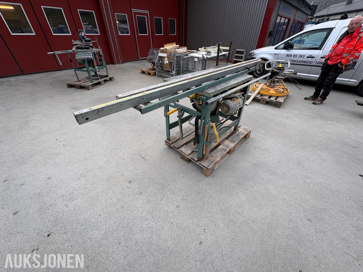 1999 Erner 1603X Bordsag med rullebord