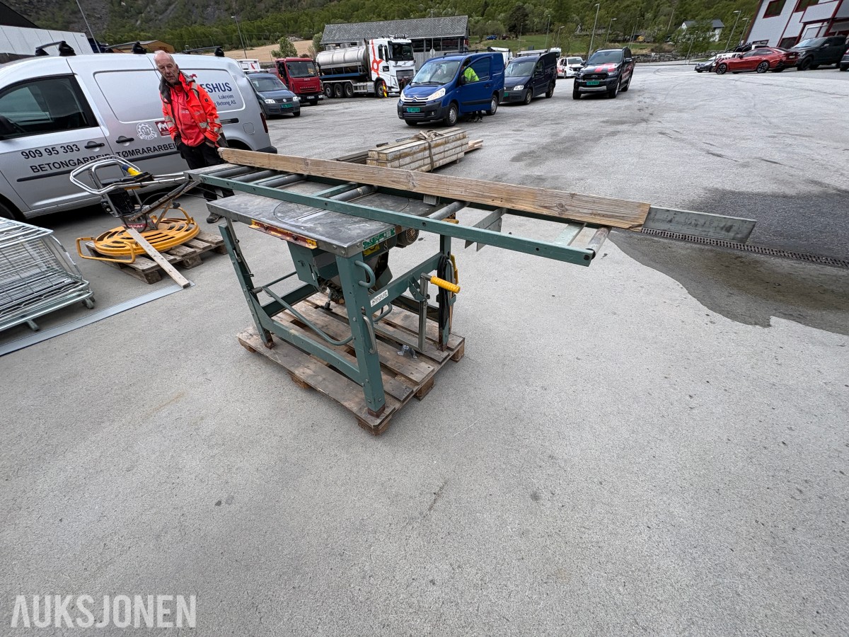 1999 Erner 1603X Bordsag med rullebord