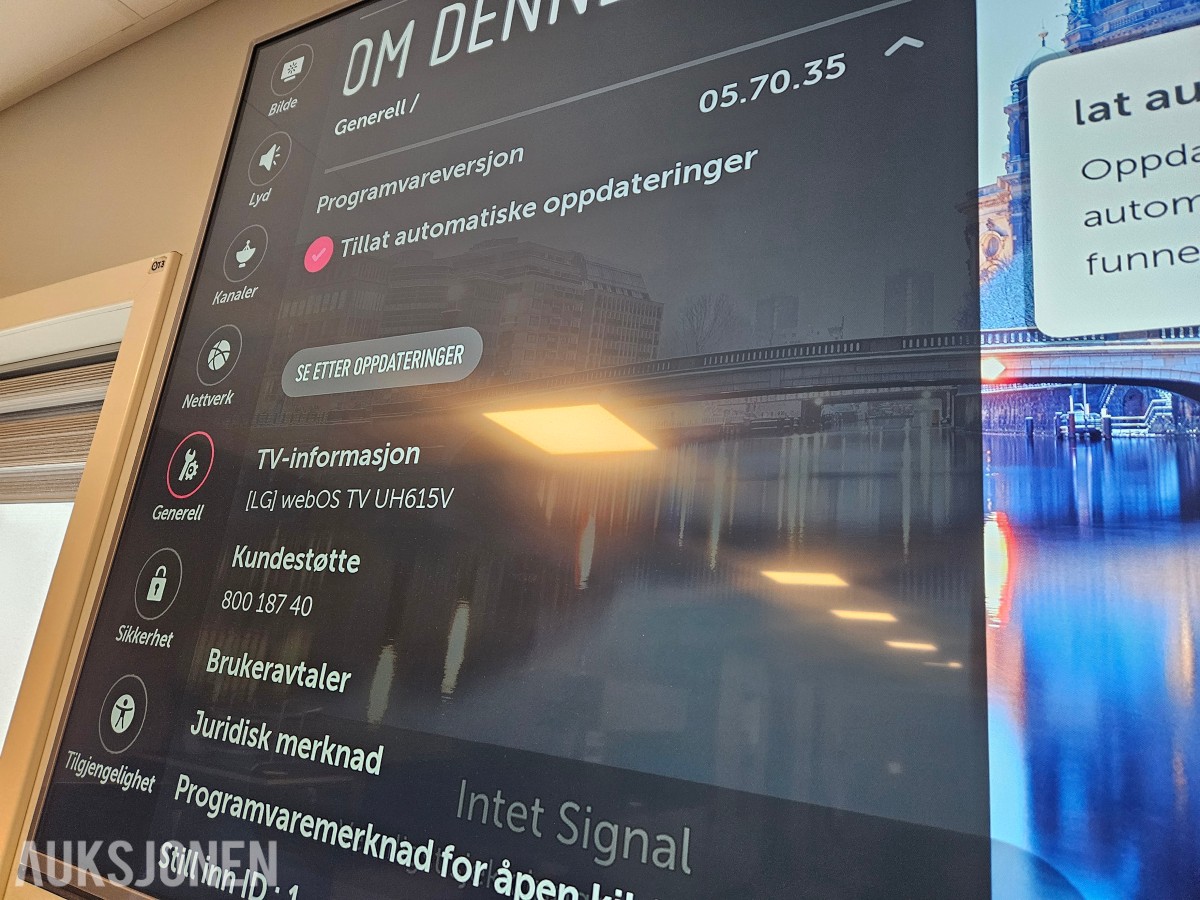 LG UH615V smart tv 65 tommer med fjernkontroll