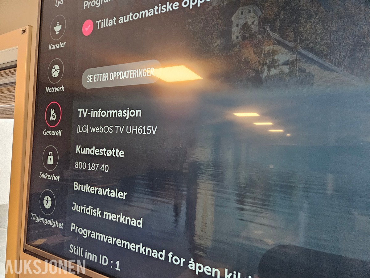 LG UH615V smart tv 65 tommer med fjernkontroll