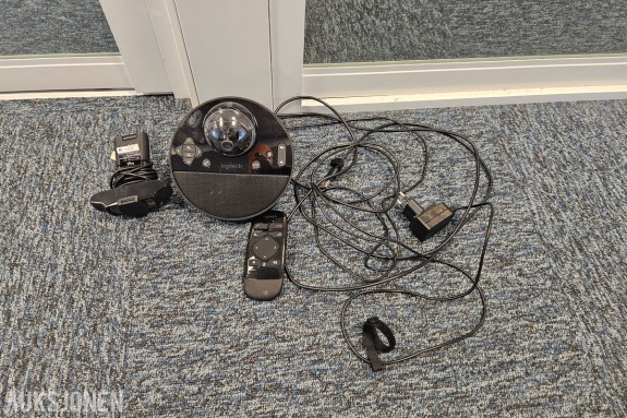 Logitech KCC-REM-DZL-V-U0029 konferansekamera med fjernkontroll og logitech webkamera