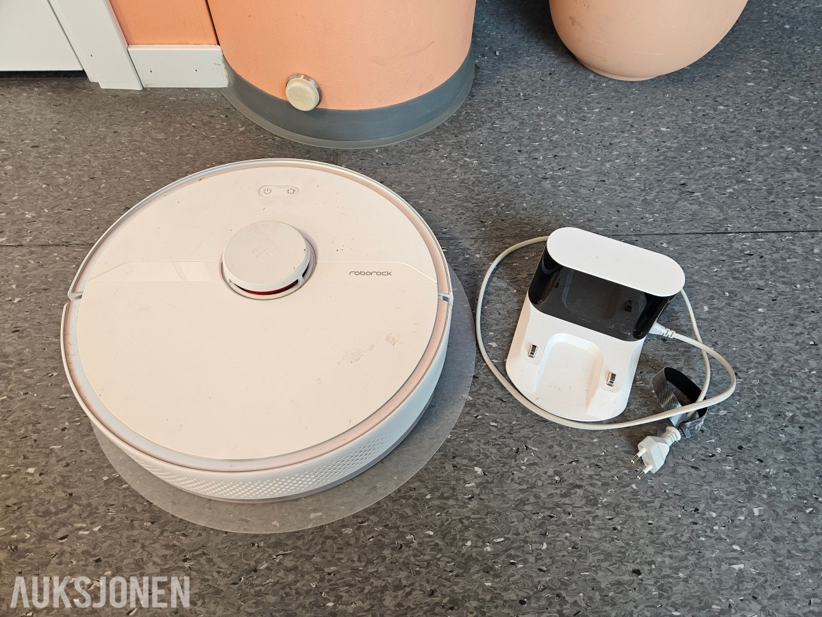Roborock S6 Pure - Robotstøvsuger med moppfunksjon og ladedokk