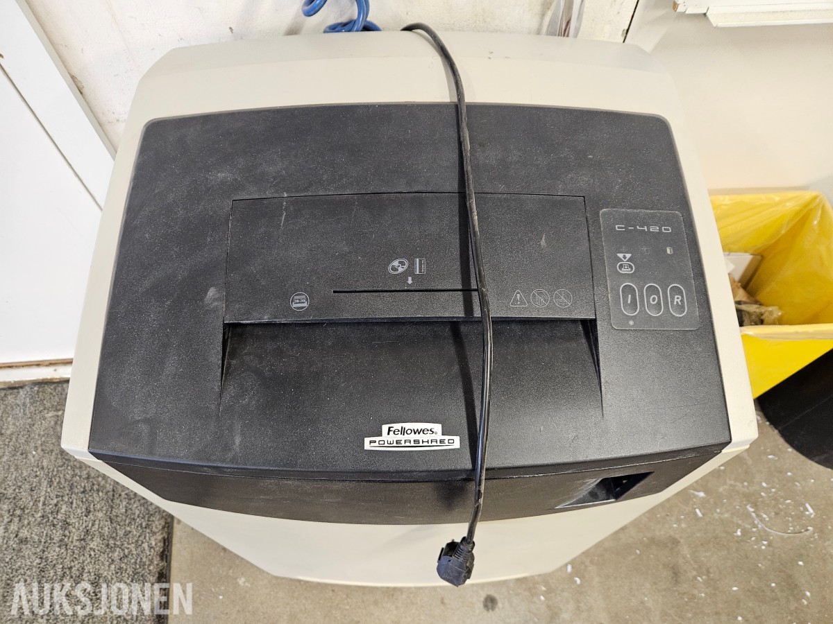 Fellowes C-420 powershred makulator