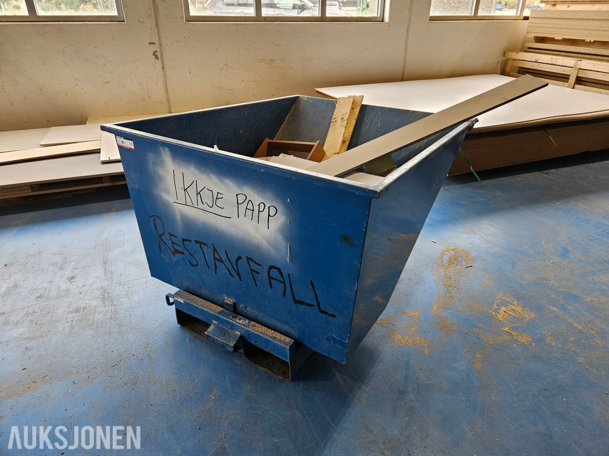 Intra 10090 tippcontainer 900L