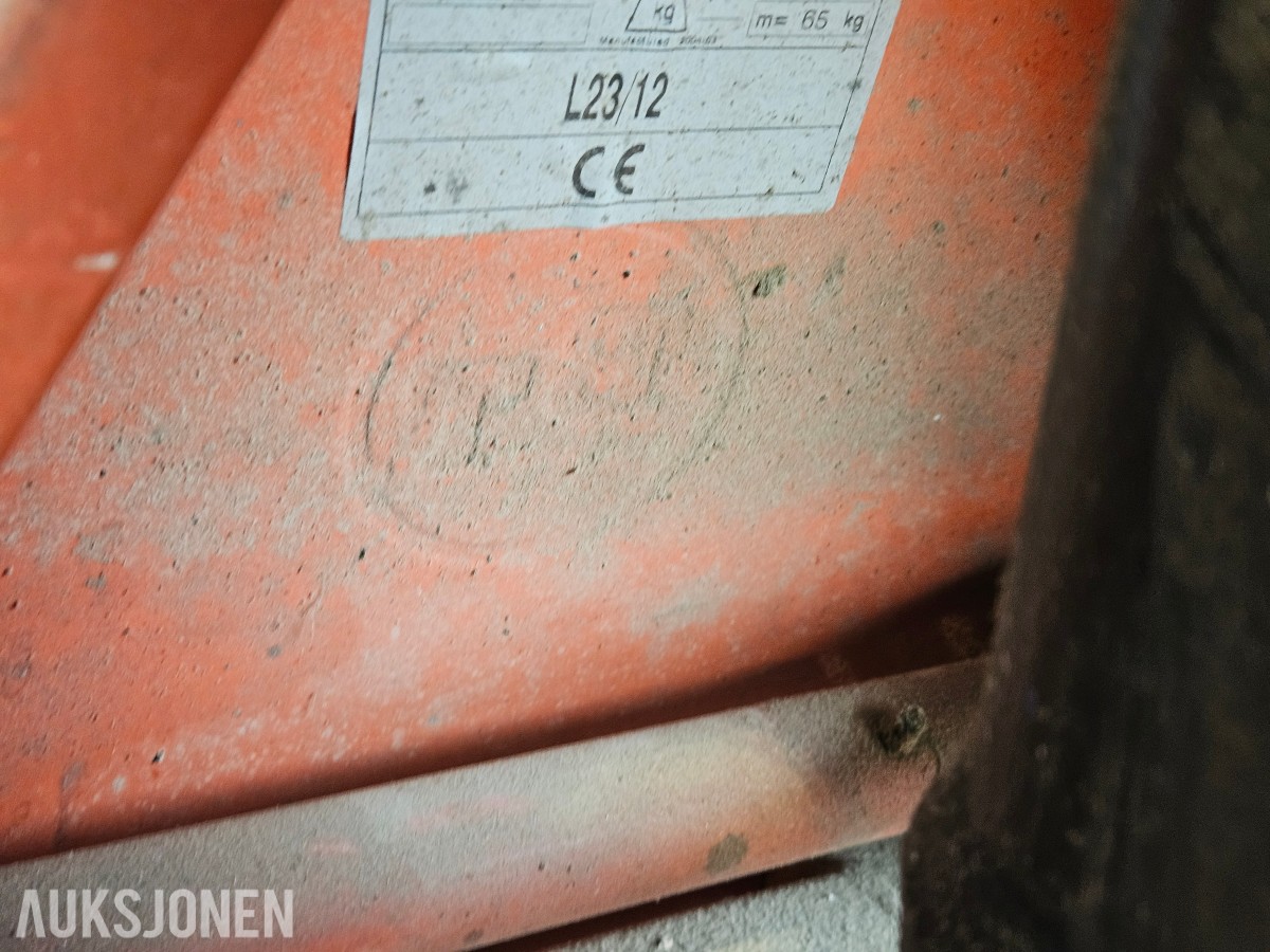 BT jekketralle 2300 kg 1150 mm