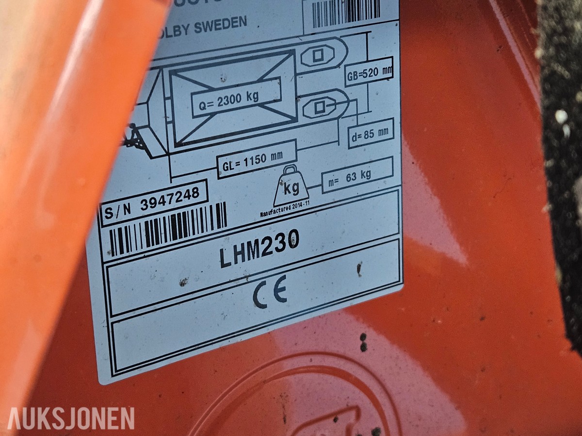 BT quicklift jekketralle 2300 kg