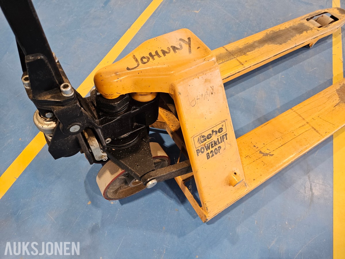 Gebe powerlift B20P jekketralle 2000 kg