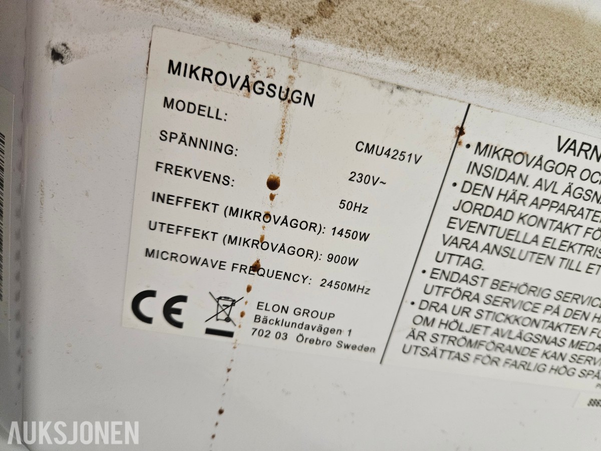 Siemens KS36VAIEP/01 kjøleskap og elvita mikrobølgeovn