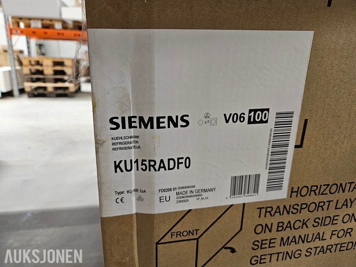Siemens innbygd kjøleskap KU15RADF0 - Underbenk - i eske
