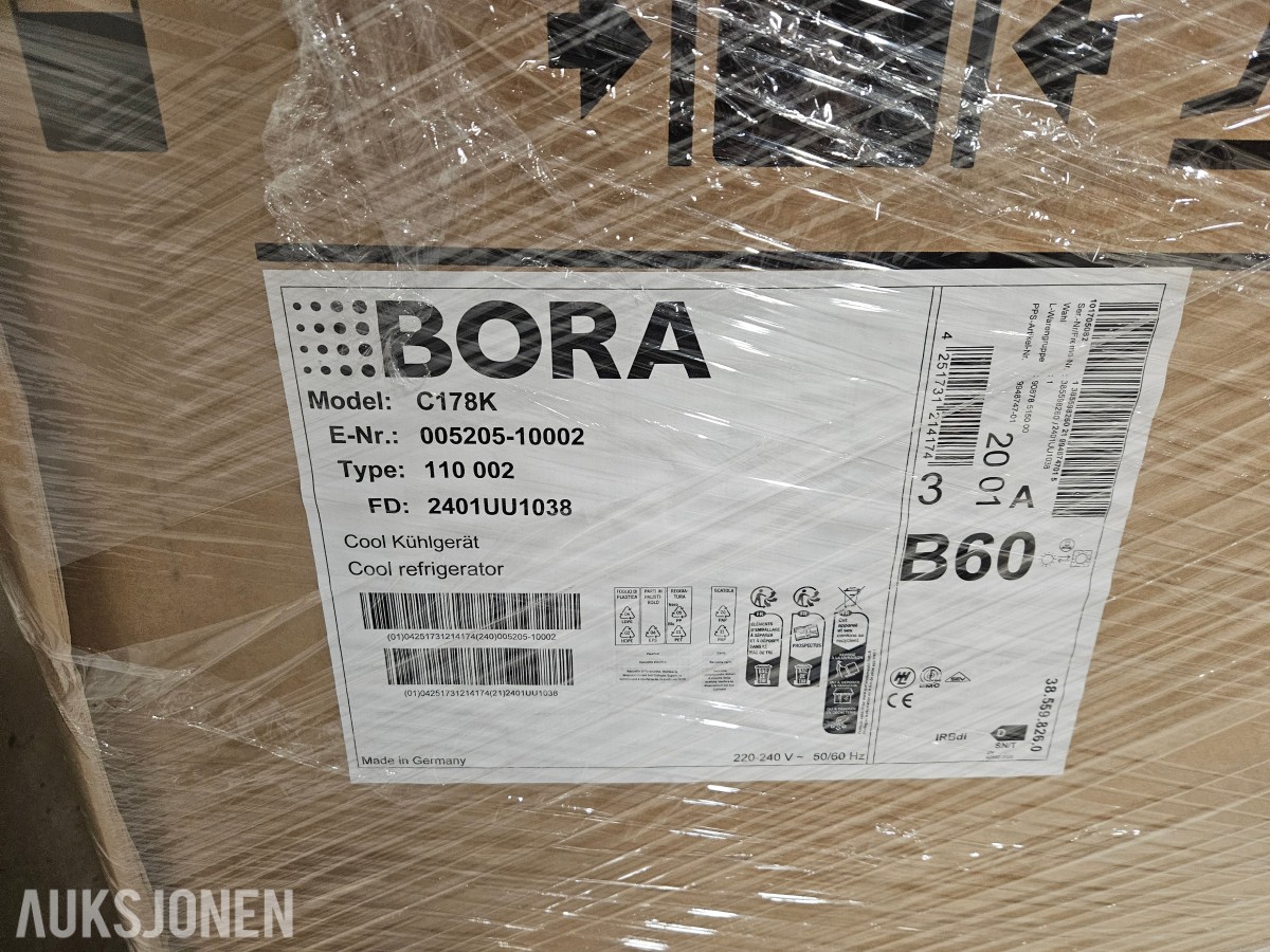 BORA C178K - Kjøleskap (Cool refrigerator) for innebygging