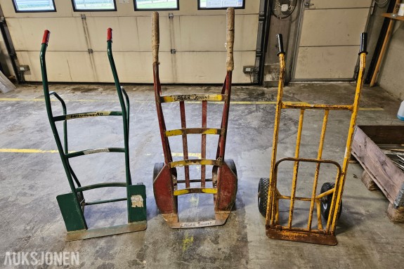 3 stk sekketraller 