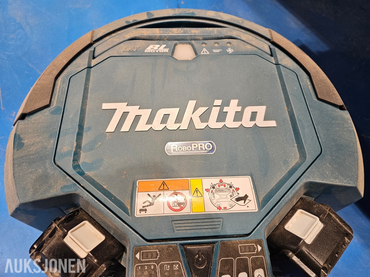 Makita DRC200 robotstøvsuger med 2 stk 18V batteri