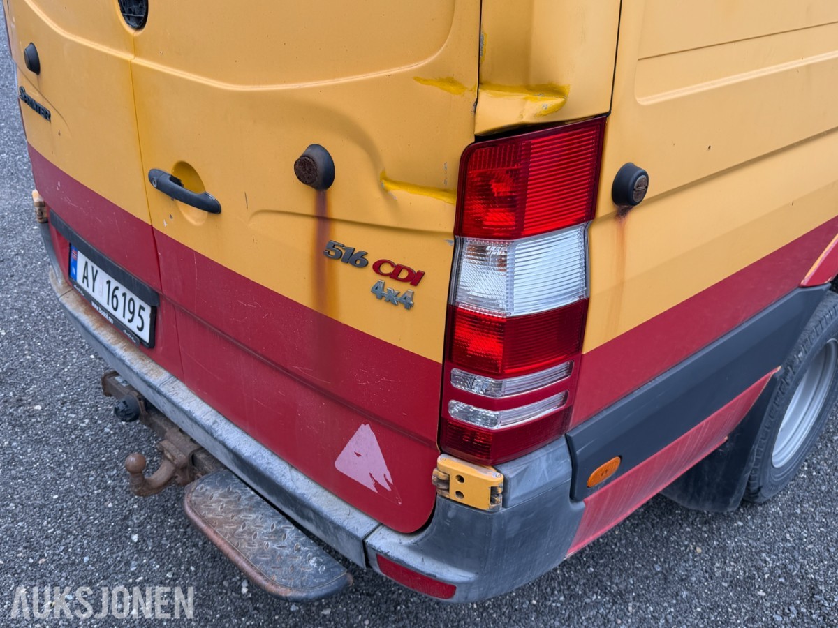 2011 Mercedes-Benz Sprinter, N2 Lastebil, manuell, 248 332 km