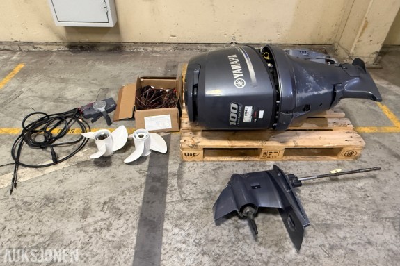Yamaha F100 EFI 100 HK utenbordsmotor – 2013 modell – Reparasjonsobjekt
