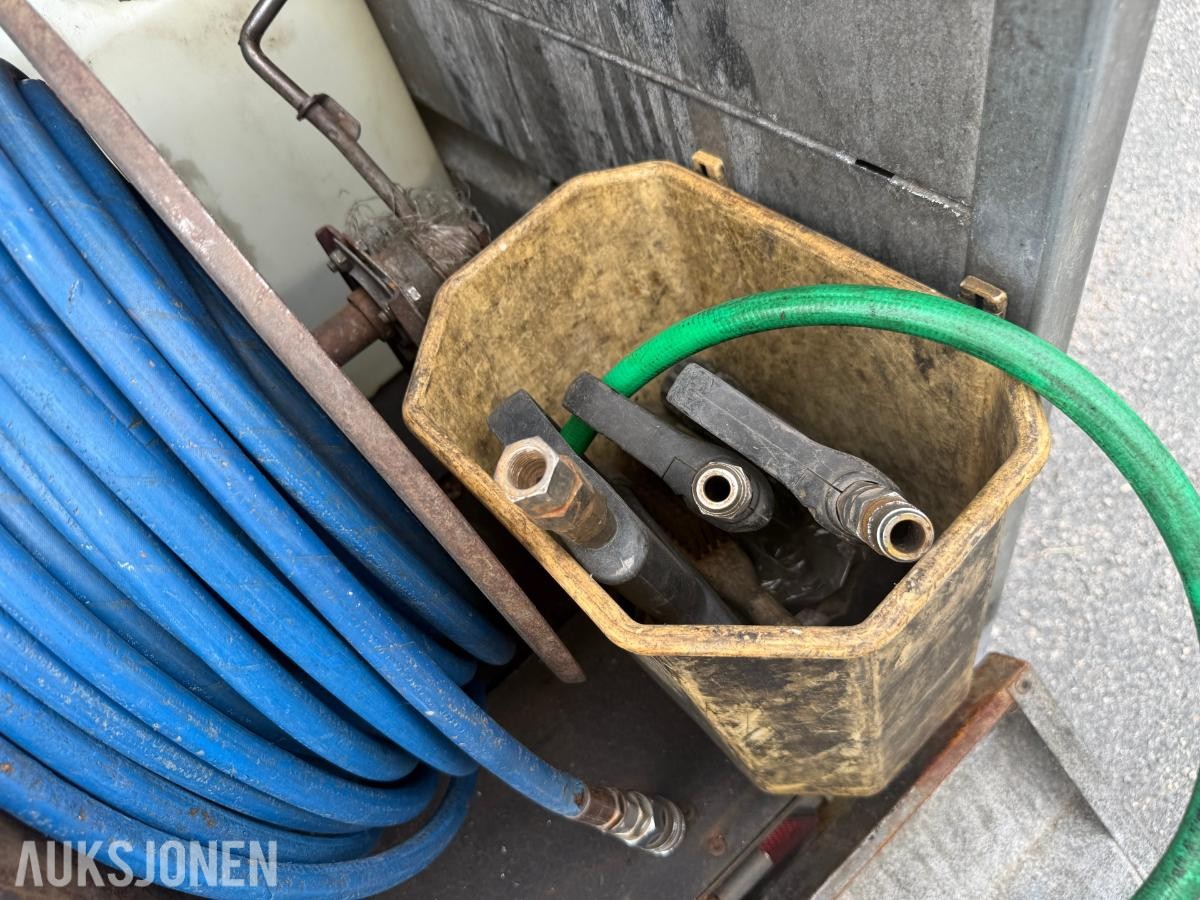 Tysse henger  m/Nilfisk diesel Høytrykks vasker fast-montert - rep.objekt.