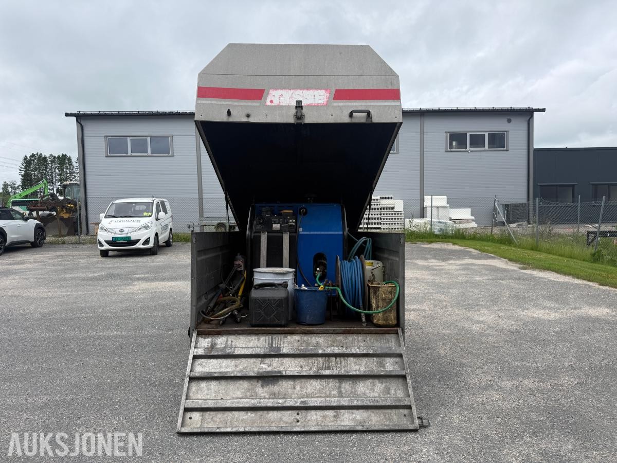 Tysse henger  m/Nilfisk diesel Høytrykks vasker fast-montert - rep.objekt.