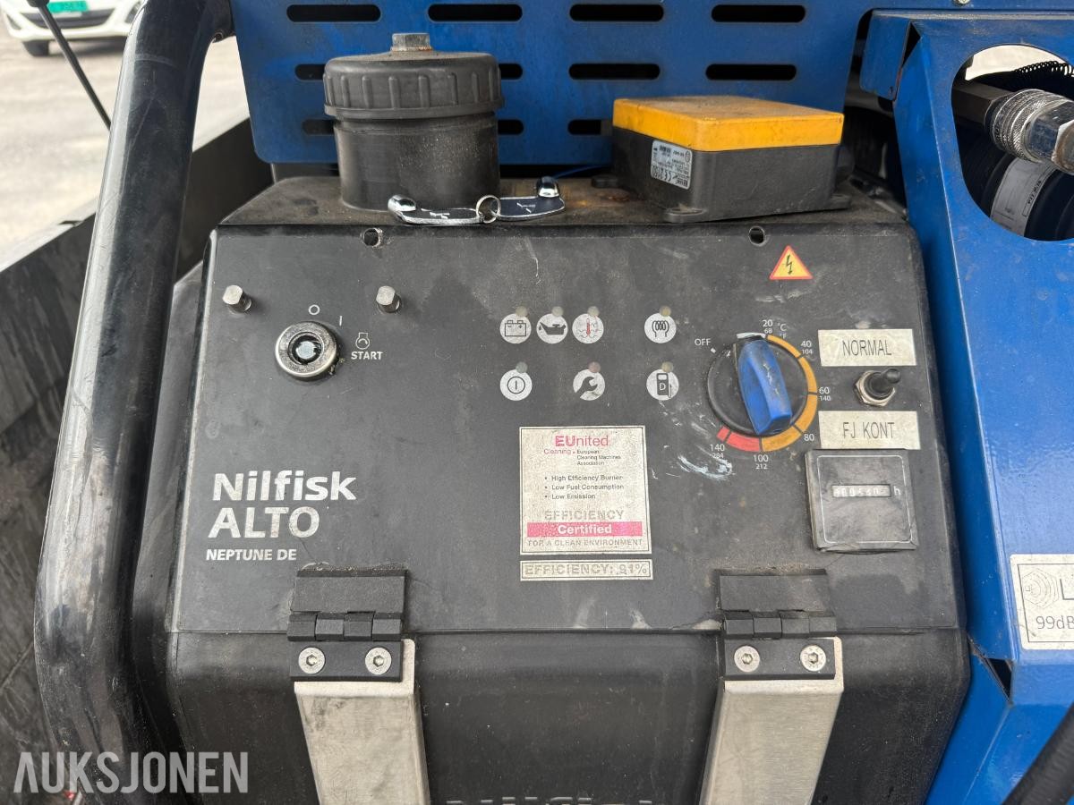 Tysse henger  m/Nilfisk diesel Høytrykks vasker fast-montert - rep.objekt.