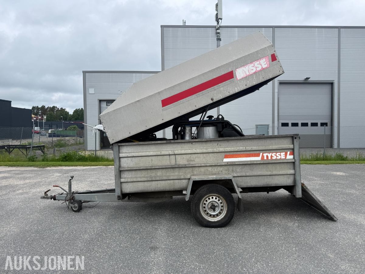 Tysse henger  m/Nilfisk diesel Høytrykks vasker fast-montert - rep.objekt.