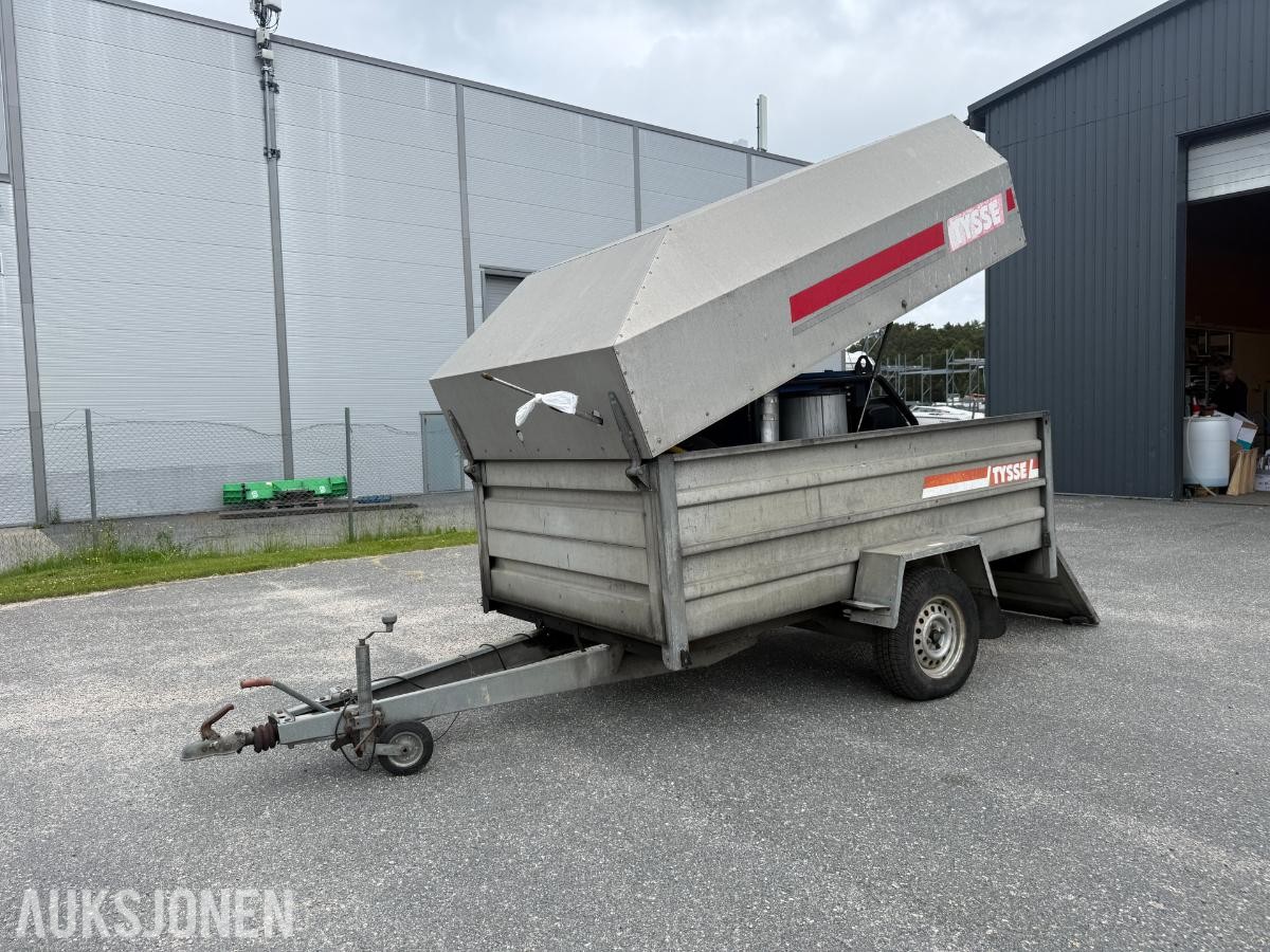 Tysse henger  m/Nilfisk diesel Høytrykks vasker fast-montert - rep.objekt.