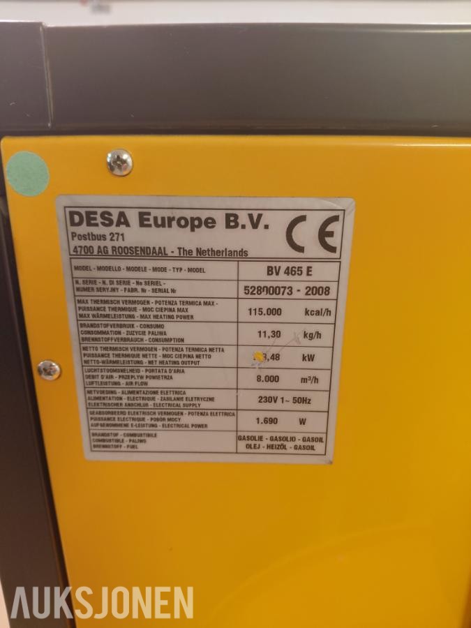 2008 Master BV 465 E
