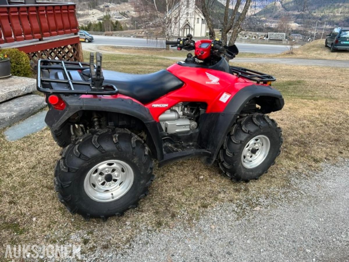 2009 Honda Rincon 680 Vinsj Hengerfeste Brøyteskjær