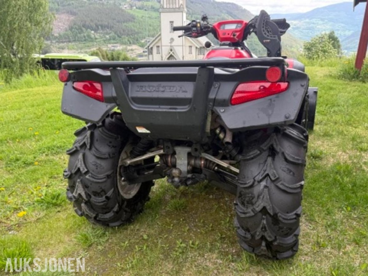 2009 Honda Rincon 680 Vinsj Hengerfeste Brøyteskjær