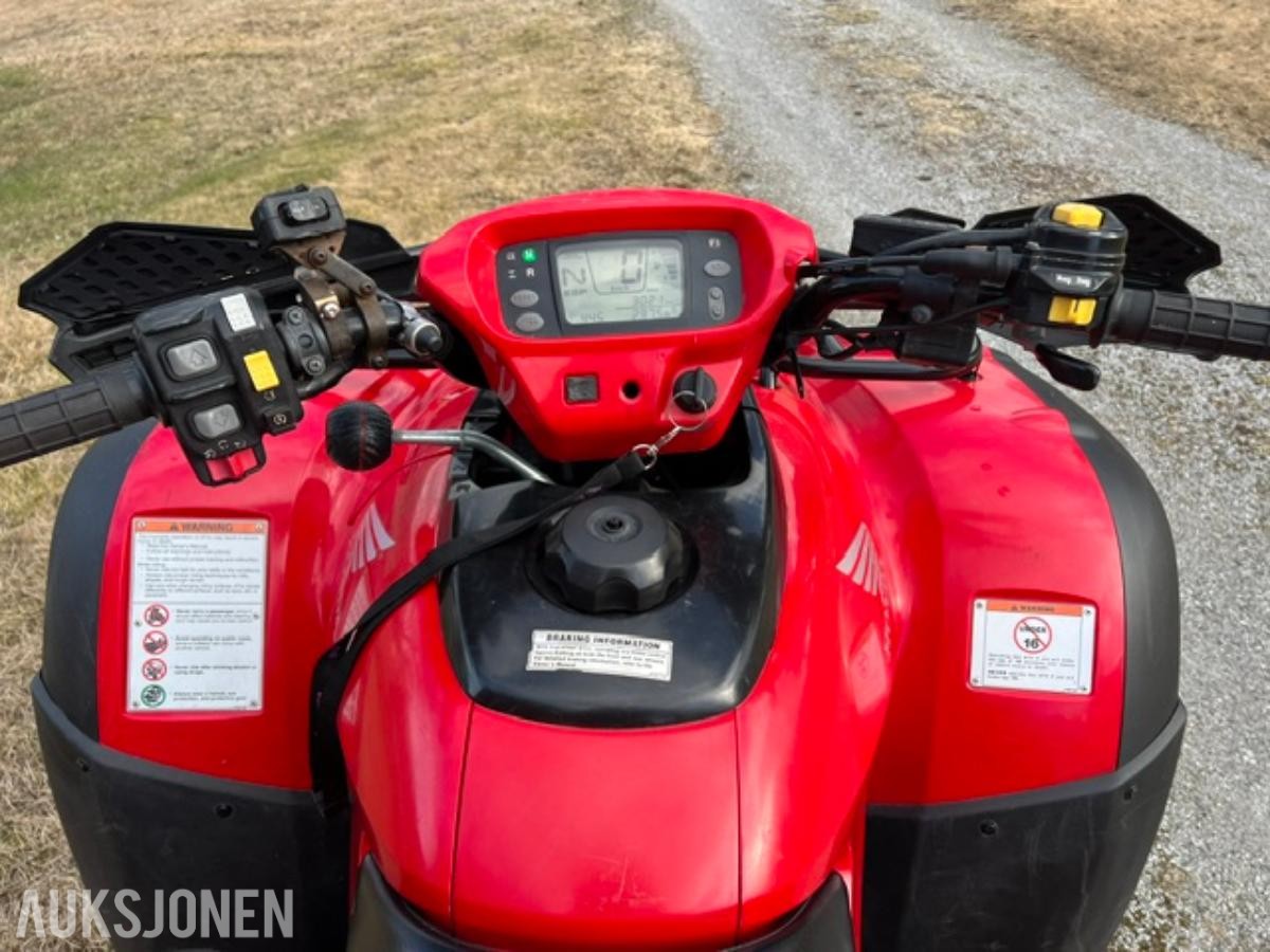 2009 Honda Rincon 680 Vinsj Hengerfeste Brøyteskjær