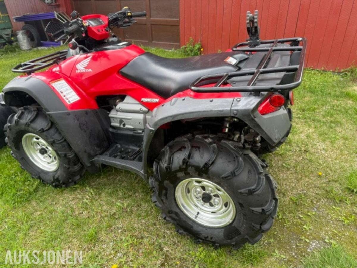 2009 Honda Rincon 680 Vinsj Hengerfeste Brøyteskjær