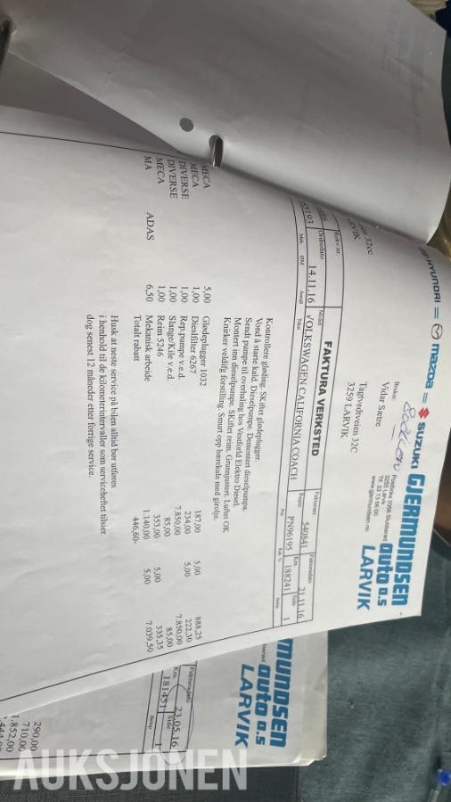 1995 Volkswagen Caravelle California Coach 2 etasjer 4 sengeplasser kjøkken