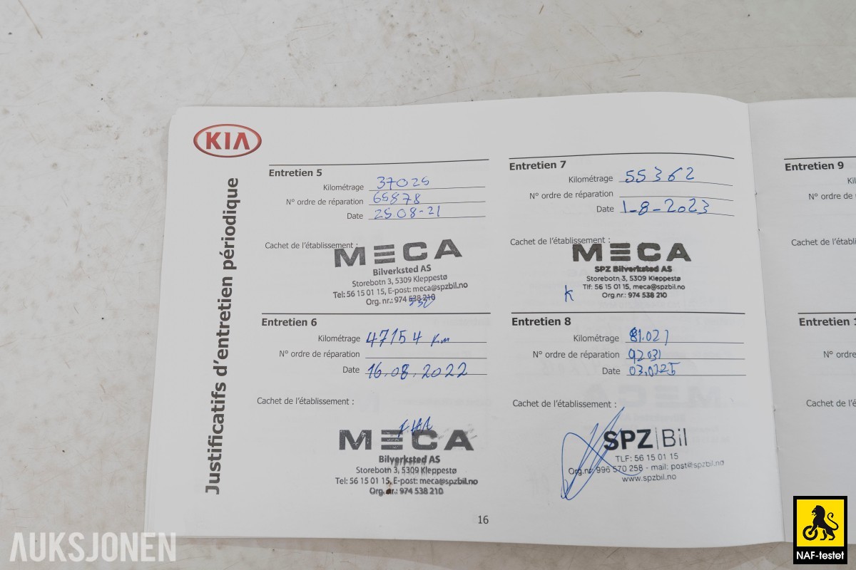 2016 Kia SOUL EV EXCLUSIVE KAMERA VENTILASJON RATTVARME SKINN