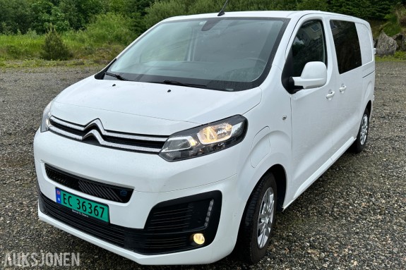2021 Citroen ë-Jumpy 75kWh 136hk - L2 Proff – 100 % elektrisk | 3 seter | Cruise | Ryggekamera | EU OK, 46231 km
