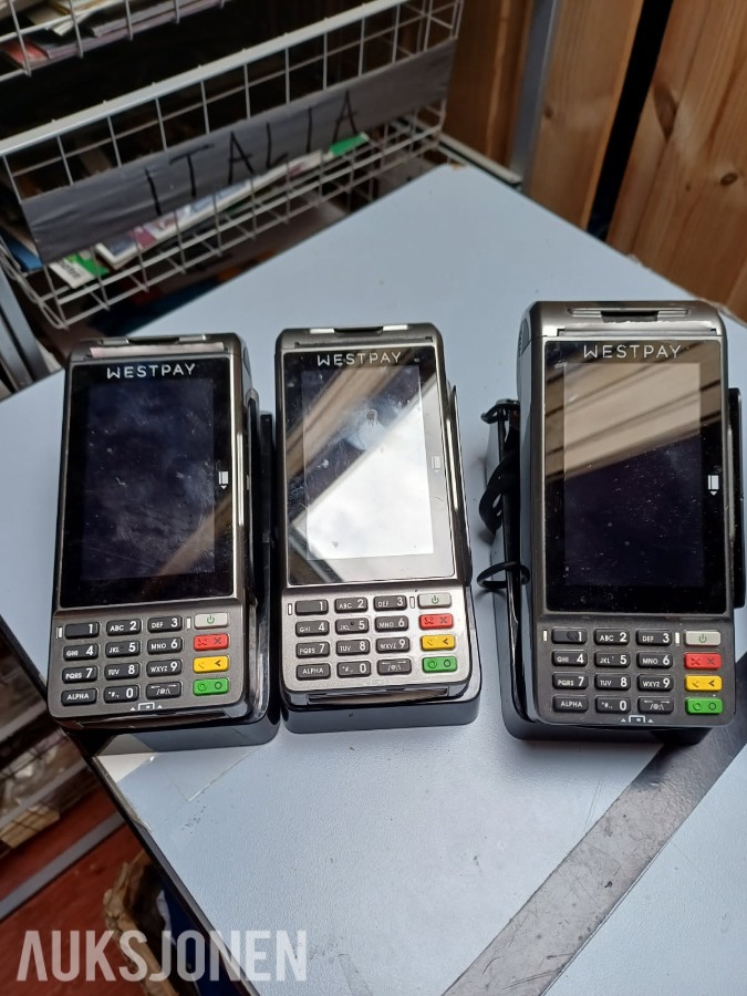 Westpay betalingsterminaler - 3 stk