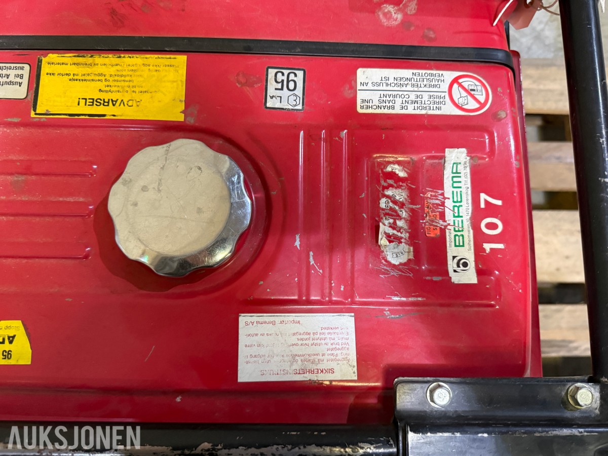 Honda EB300X strømaggregat med hjul