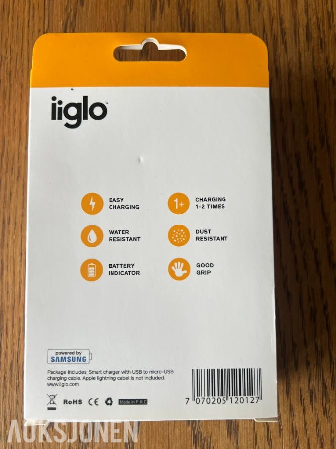 16 stk iiglo Pocket Powerbank 3000mAh