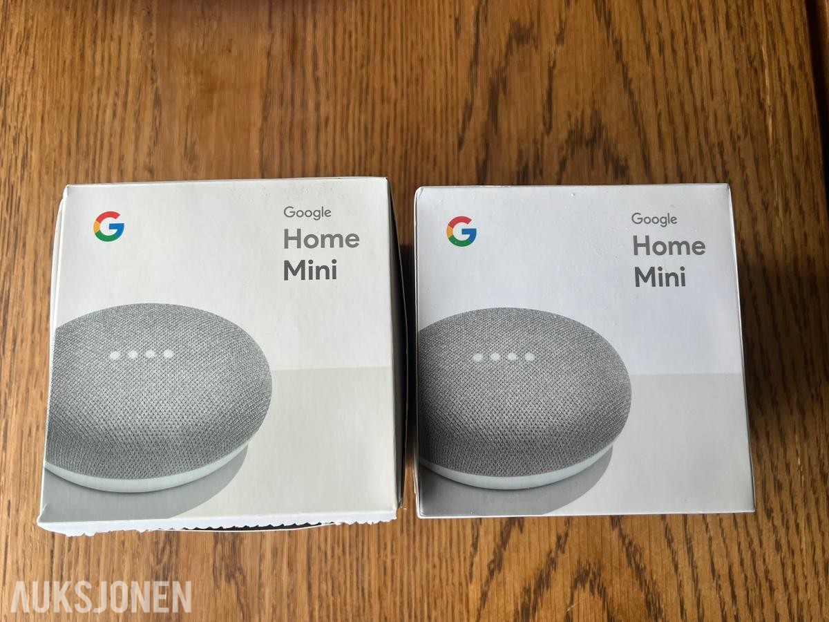 2 stk Google Home Mini