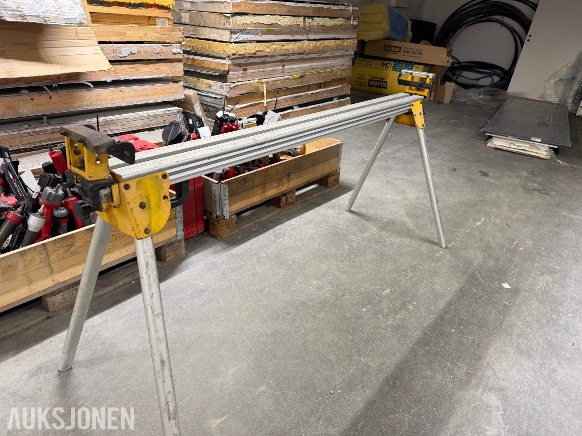 DEWALT KAPP- OG GJÆRSAGSTATIV FT1000 – 2 STK SAMLET