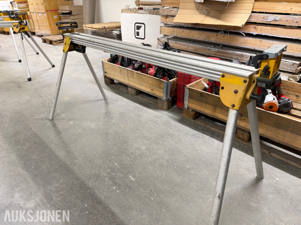 DEWALT KAPP- OG GJÆRSAGSTATIV FT1000 – 2 STK SAMLET