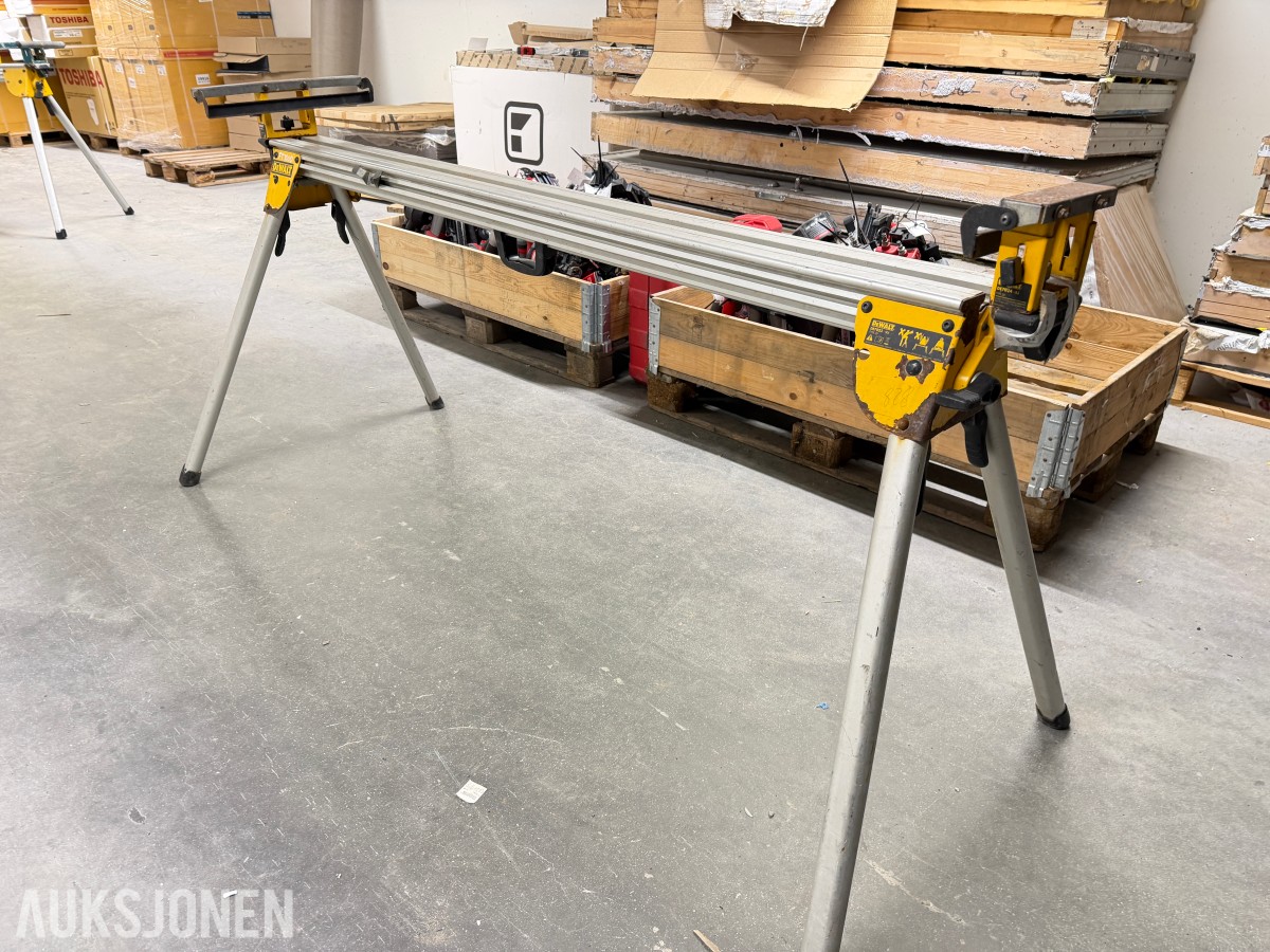 DEWALT KAPP- OG GJÆRSAGSTATIV FT1000 – 2 STK SAMLET